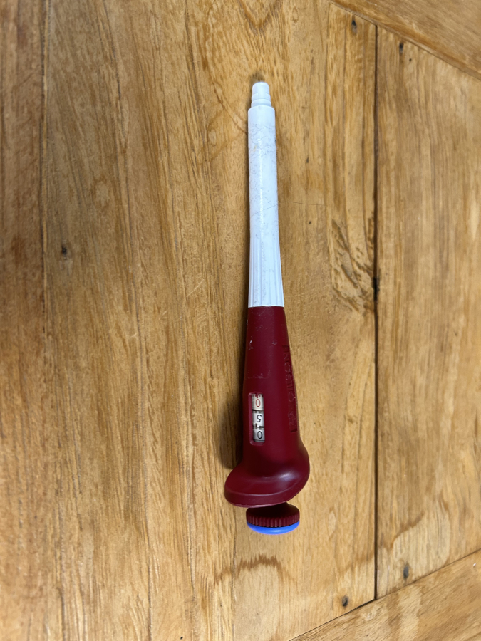 Gilson Microman M50 Red Single-Channel Positive Pos-D Pipette, photo 2 of 3