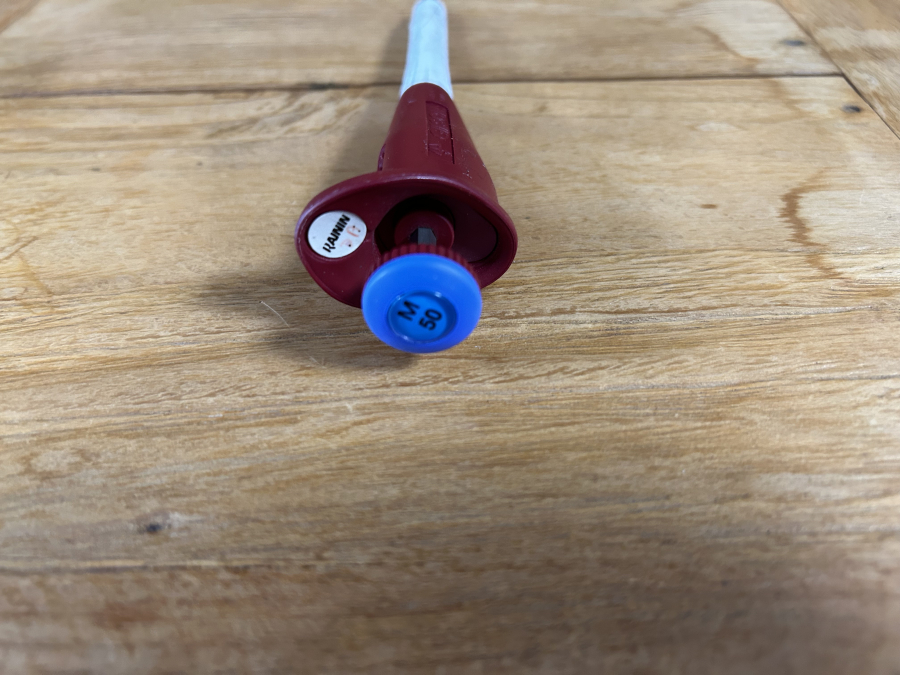 Gilson Microman M50 Red Single-Channel Positive Pos-D Pipette, photo 3 of 3