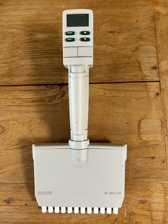 Rainin edp3 20-300 uL LTS 12-Channel Electronic Multi-Channel Pipette, photo 3 of 6