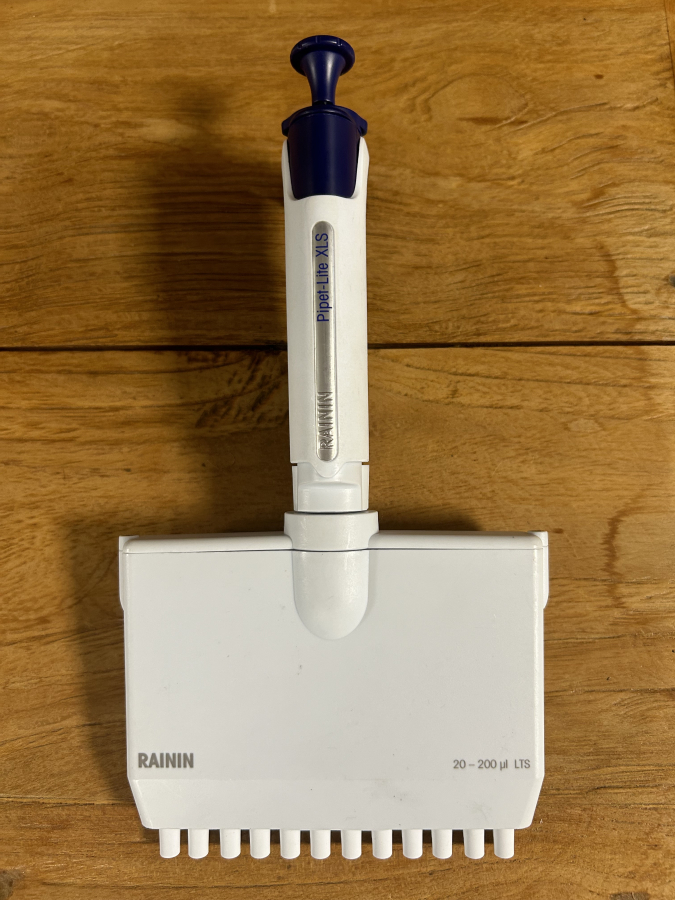 Rainin Pipet-Lite XLS 10-200 uL LTS 12-Channel Pipette Multi-Channel, photo 1 of 5