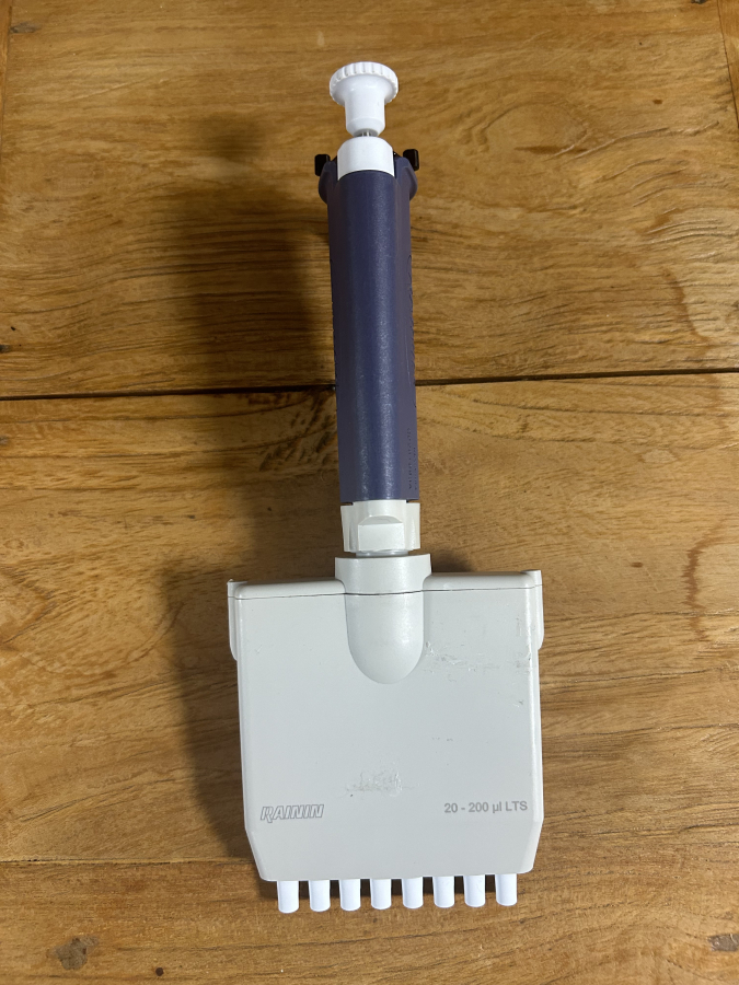 Rainin Pipet-Lite L200 20-100 uL LTS L-200 8-Channel Multi Pipette, photo 1 of 5