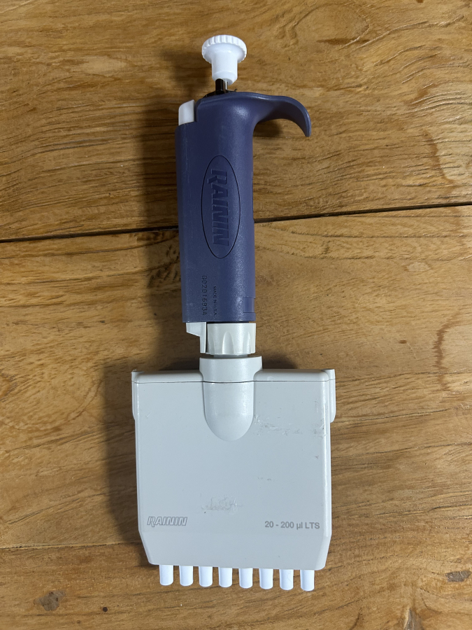 Rainin Pipet-Lite L200 20-100 uL LTS L-200 8-Channel Multi Pipette, photo 4 of 5