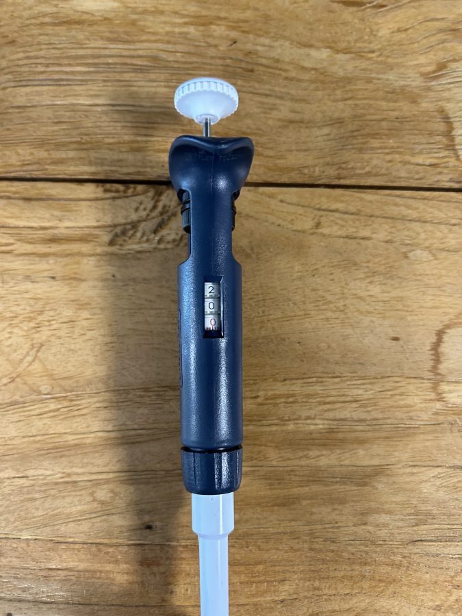Rainin Classic PR20 2-20 uL PR-20 Single-Channel Adjustable Pipette, photo 3 of 4