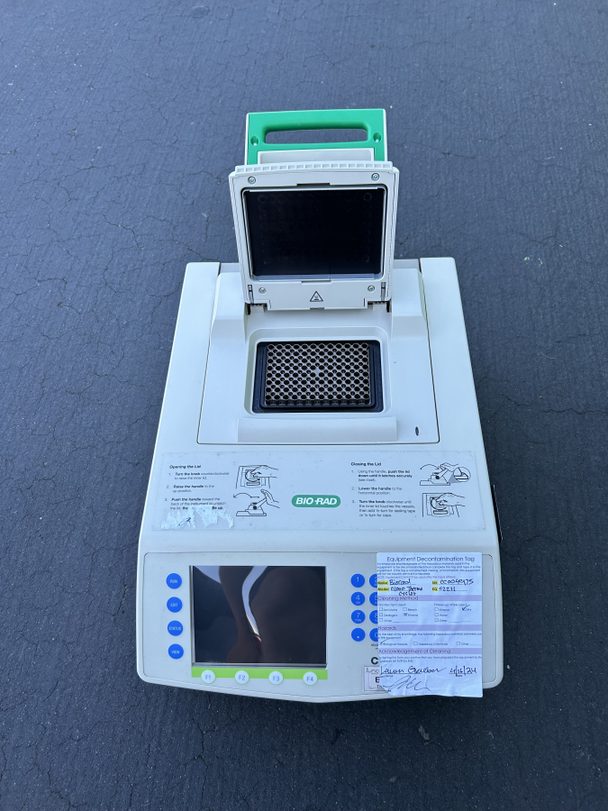 Bio-Rad C1000 Thermal Cycler + 96W Deep Well Block; SN:CC004975, photo 3 of 10