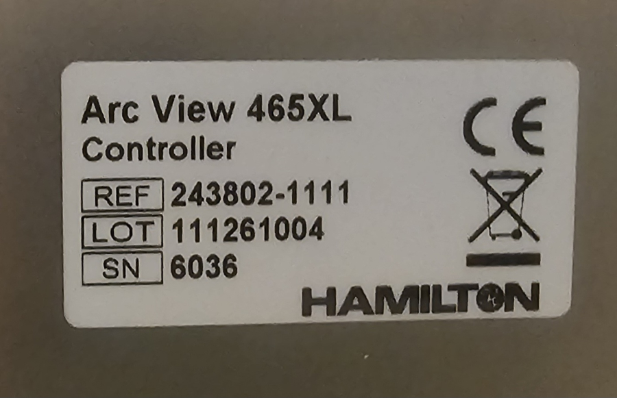 Hamilton ARC View 465 XL Controller; SN:6036/7, photo 13 of 14