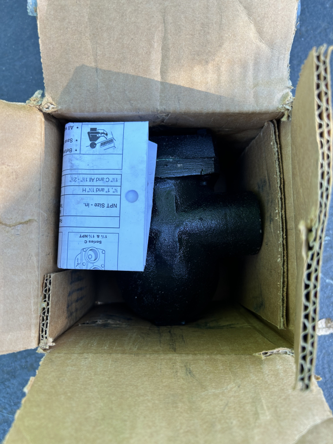 ITT Bear Trap HS-222(E) FT030H-4 F&T 404212 Hoffman Specialty 1 In 30 PSI, photo 1 of 4