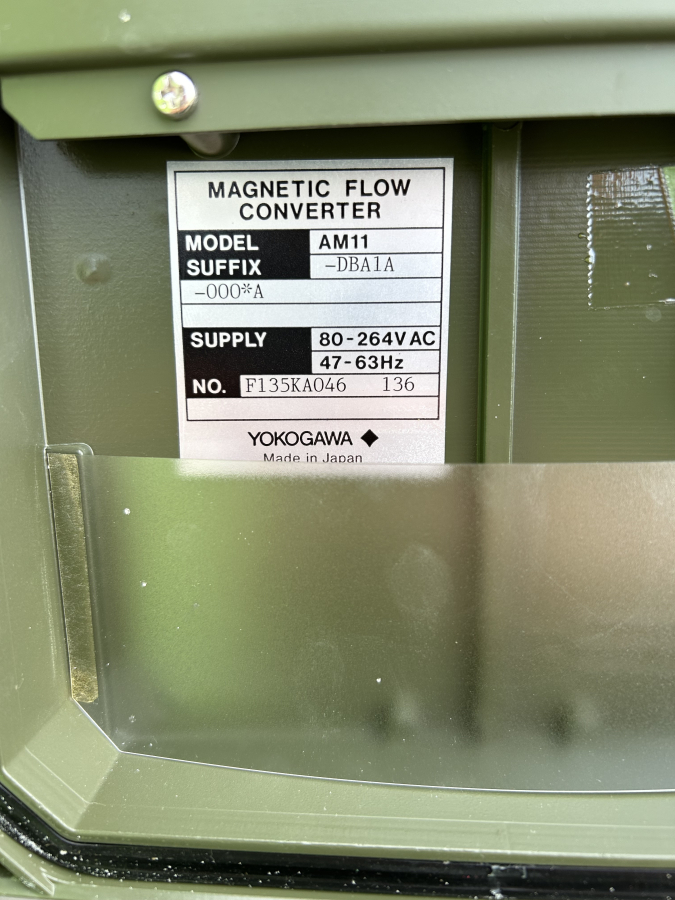 Yokogawa Admag AM-105DN-CU1-EEA*A Magnetic Flow Converter + Detector, photo 17 of 19
