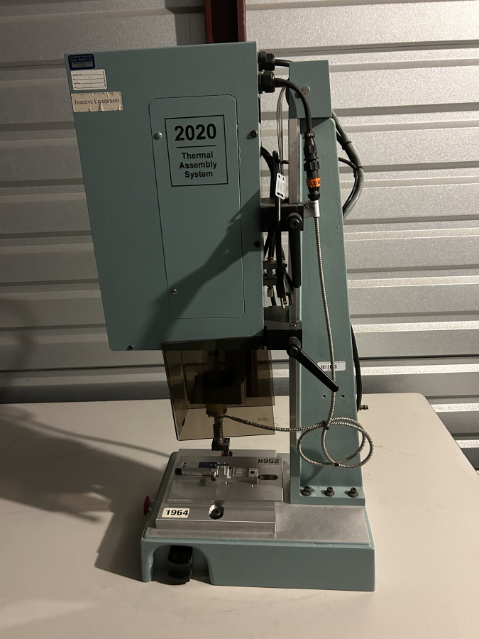 Toman ThermoSonics TAS 2020 Thermoplastic Heat Staking Thermal Assembly Press System 989, photo 4 of 17