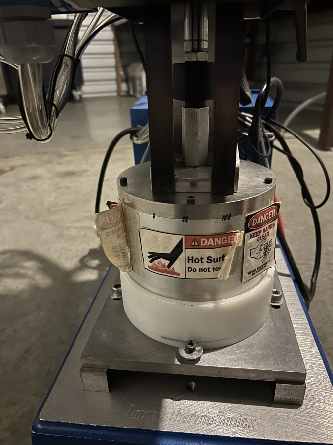Toman ThermoSonics TAS 2020 Thermoplastic Heat Staking Thermal Assembly Press System, photo 7 of 10