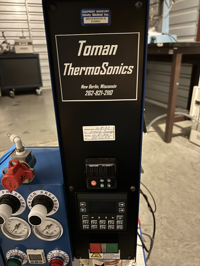 Toman ThermoSonics TAS 2020 Thermoplastic Heat Staking Thermal Assembly Press System, photo 10 of 10