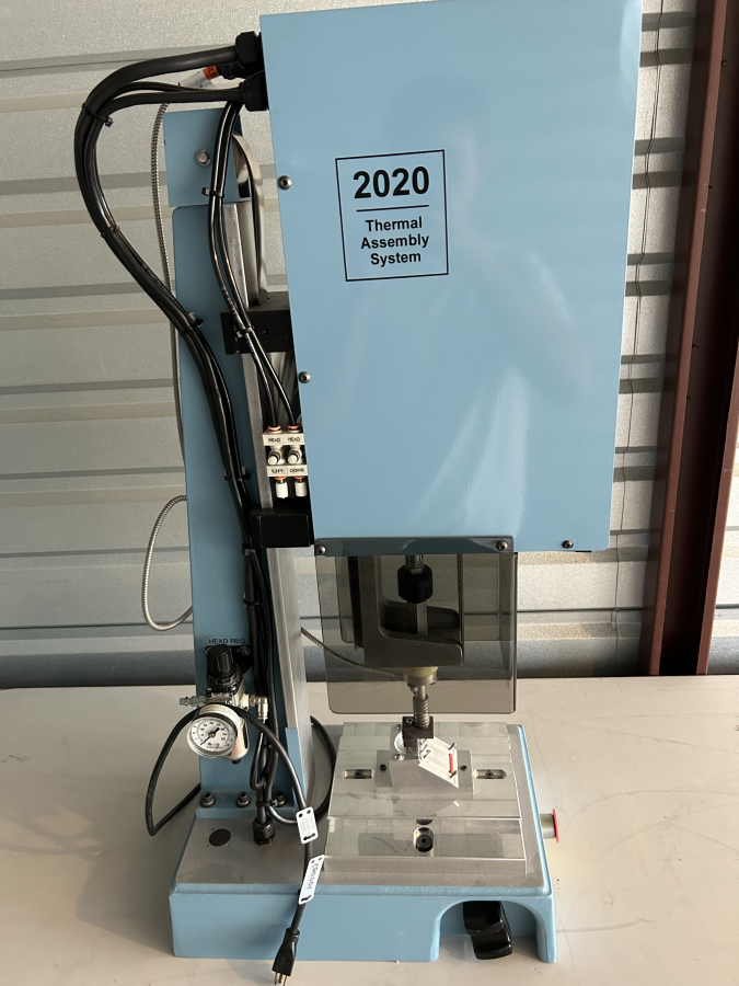 Toman ThermoSonics TAS 2020 Thermoplastic Heat Staking Thermal Assembly Press System 985, photo 11 of 12