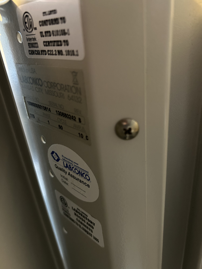 Labconco 10060000010814 Protector Premier 6ft SEFA-1 Laboratory Vapor Fume Hood; SN# 130880242B , photo 6 of 8