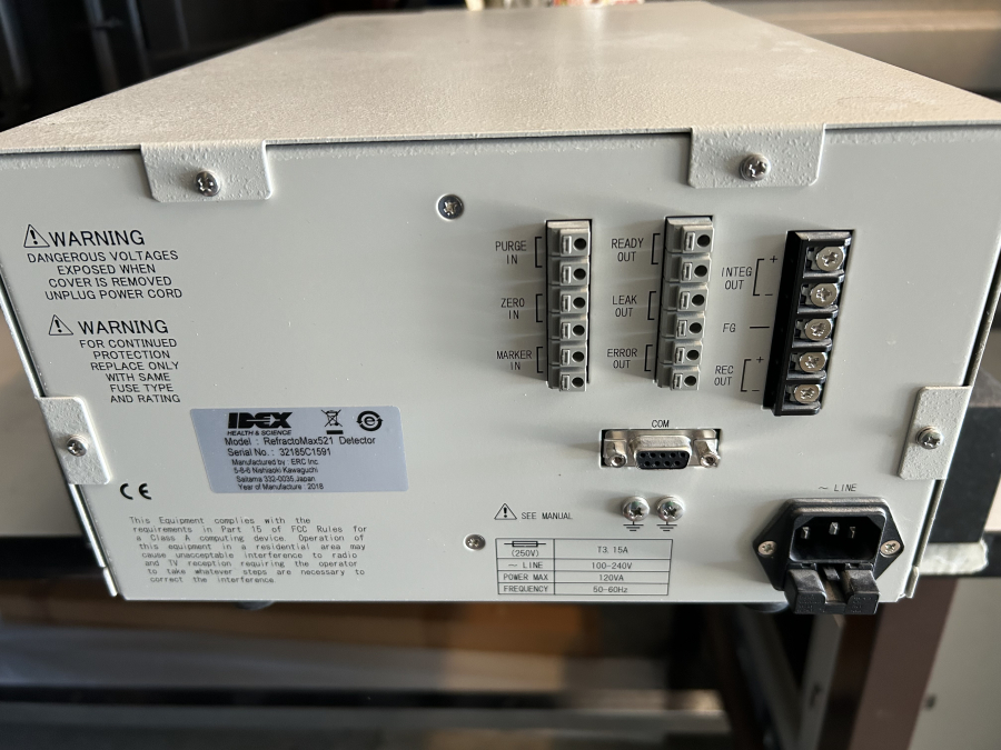 ERC RefractoMAX 520 Detector IDEX RefractoMax521 Index Detector for HPLC, photo 6 of 10