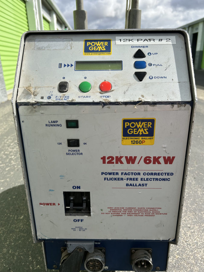 Power Gems 12/6 kW Electronic Ballast; Flicker Free Power Corrected Ballast Power Supply; Tripod Stand, photo 4 of 9
