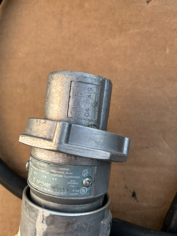 Hoffman A-606CHNFSS Cutout Box J-8274 4 x4 + Arktite Cord Connector APR-3469 M54 + Cooper Grouse-Hinds APJ3485, photo 2 of 12