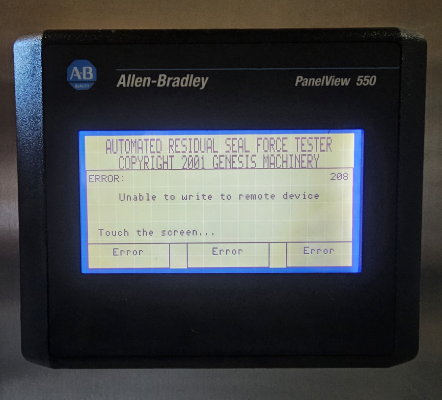 Genesis Machinery Model AWG Seal Force Tester, photo 1 of 17