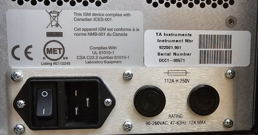 TA Instruments DCC Discovery Common Cabinet E112245 TGA; SN:DCC1-00571, photo 14 of 20