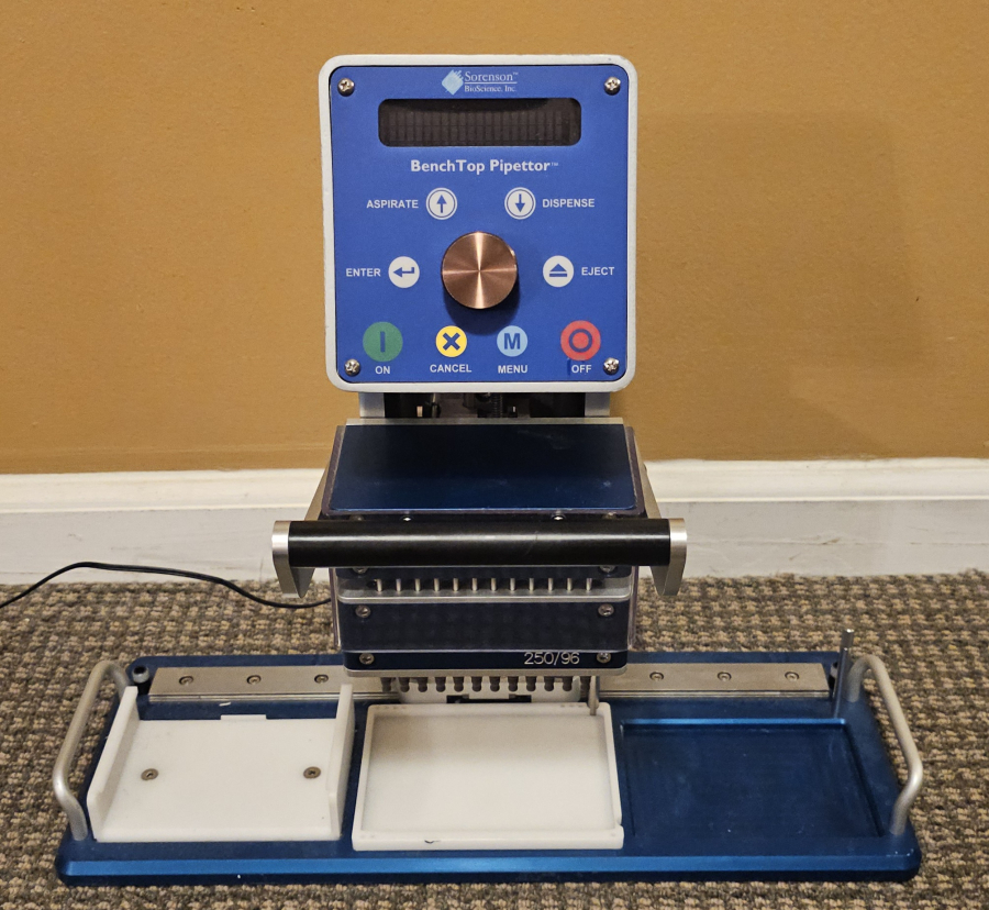 Sorenson Bioscience Benchtop Pipettor 73960 250/96 Well 250uL Volume; SN:166, photo 8 of 15