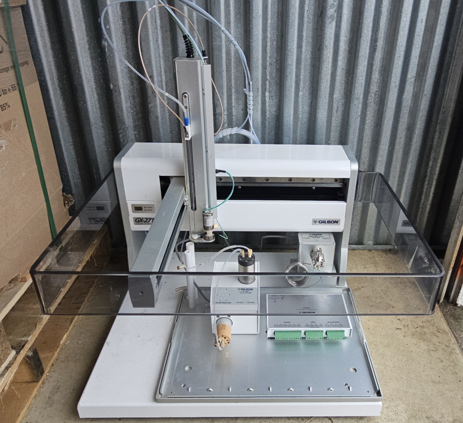 Gilson PREP HPLC System, Incl. GX-271 Liquid Handler w Direct Injection Module; GX Prep Solvent System; 322 Pump; 159 UV-Vis; 506C System Interface; SNs: 261D9/H018/E9J028, photo 26 of 29