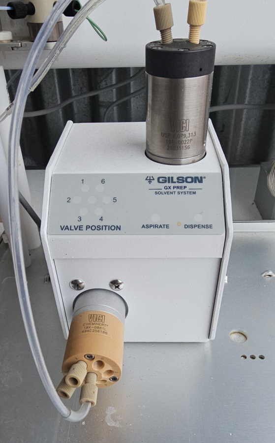 Gilson PREP HPLC System, Incl. GX-271 Liquid Handler w Direct Injection Module; GX Prep Solvent System; 322 Pump; 159 UV-Vis; 506C System Interface; SNs: 261D9/H018/E9J028, photo 1 of 29