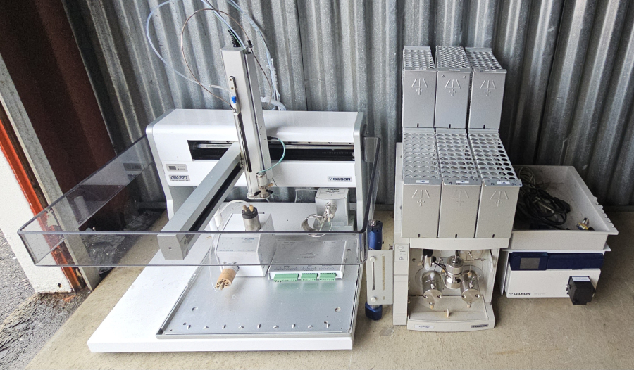 Gilson PREP HPLC System, Incl. GX-271 Liquid Handler w Direct Injection Module; GX Prep Solvent System; 322 Pump; 159 UV-Vis; 506C System Interface; SNs: 261D9/H018/E9J028, photo 13 of 29