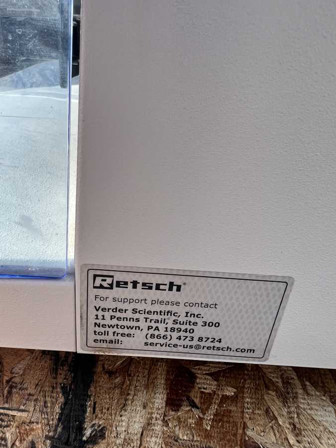 Retsch MM400 BALL Laboratory Mixer Mill Grinder 2016 100-240V 20.745.0001; SN:1216150411G, photo 6 of 7
