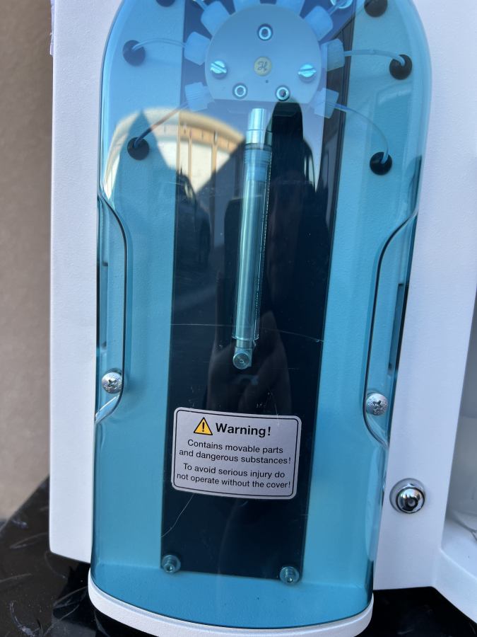 Roche Cedex HiRes Cell Analyzer w/ monitor; SN:G037E0018, photo 8 of 9