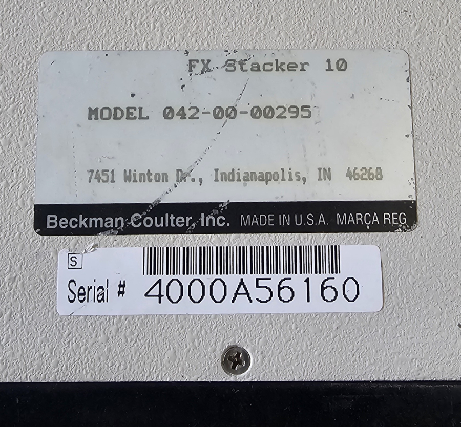 FX Stacker Module 10 042-00-00295 Stack for A31844 Automated Workstation , photo 9 of 11