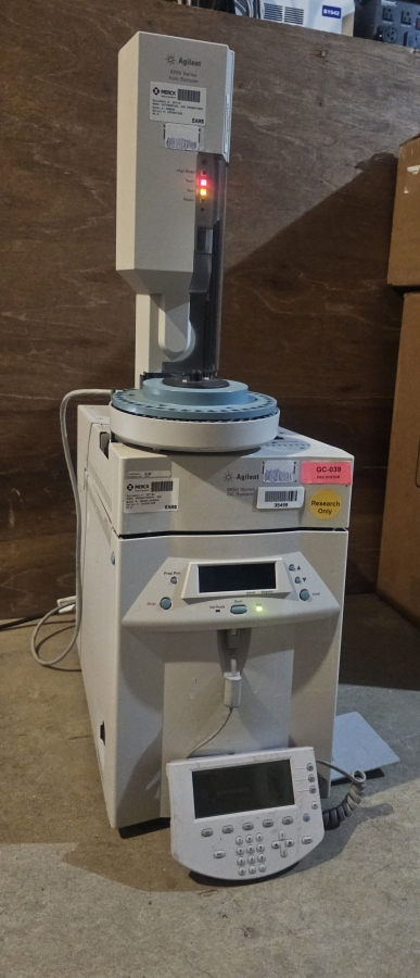Agilent 6850 Gas Chromatograph w/ G2880A Autosampler, FID, Amine Column, Gameboy controller, photo 16 of 44