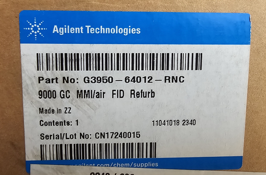 New Agilent 9000 Intuvo G3950A Gas Chromatograph CN17240015 FID, photo 10 of 66