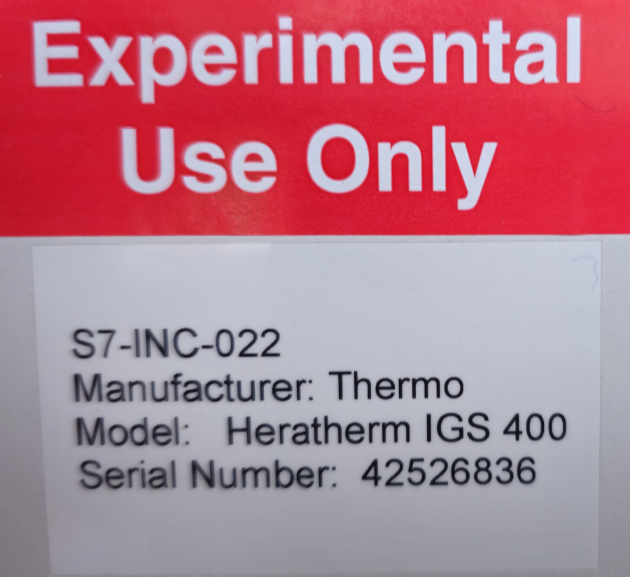 Thermo Scientific Heratherm IGS400 Microbiological Incubator; SN:42526836, photo 2 of 24