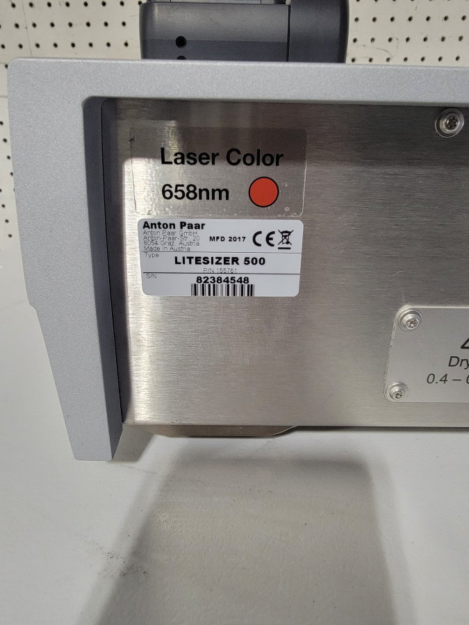 Anton Paar 155761 Litesizer 500 Particle Analyzer w/658nm Laser; SN:82384548, photo 8 of 16