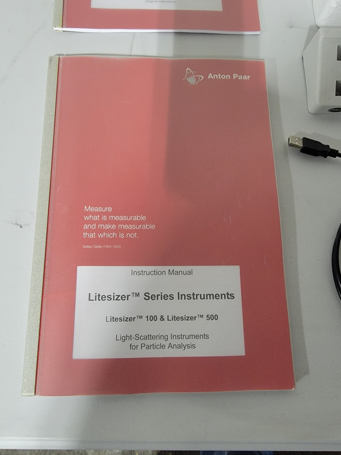 Anton Paar 155761 Litesizer 500 Particle Analyzer w/658nm Laser; SN:82384548, photo 14 of 16