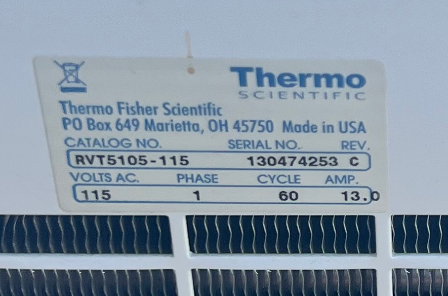 Thermo Scientific Savant RVT5105-115 Refrigerated Vapor Trap; SN:130474253, photo 2 of 4