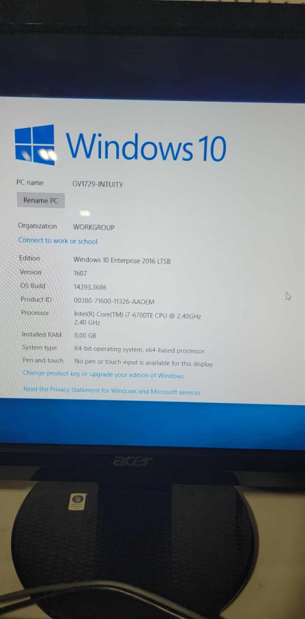 Vecow RCS-9422H Fanless Rugged PC i7-6700TE 2.4GHz Embedded Computing System , photo 3 of 14
