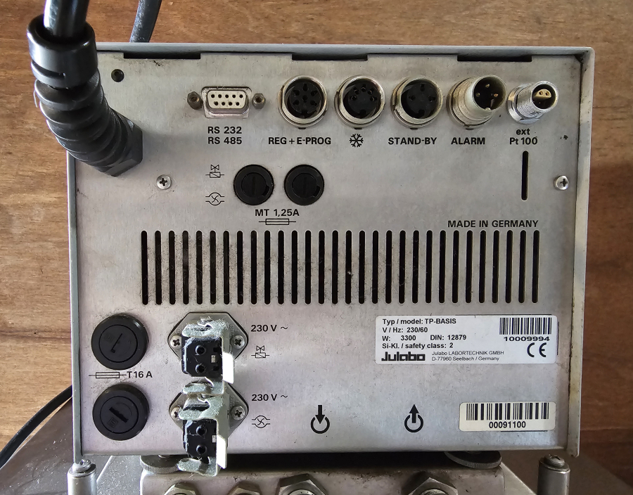 Julabo TP-BASIS; SN:10009997, photo 16 of 20