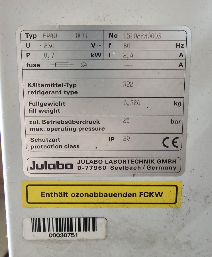 Julabo TP-BASIS; SN:10009997, photo 19 of 20