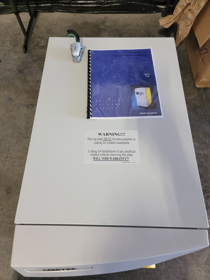 PowerVAR ABC15.0-20D41Y ABC2000 Series Power Conditioner KVA:15; IN:208v Delta; OUT:400V 3PH Wye; SN:7401564R-1640002, photo 2 of 9