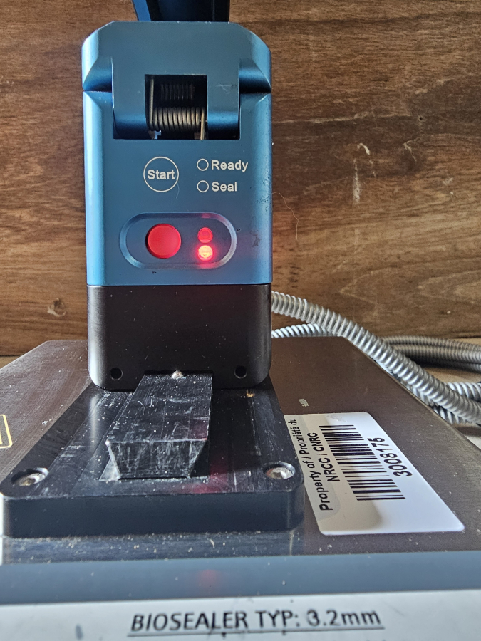 Sartorius BioSealer Handheld Automated Tube Sealer 16363-P8 Stedim Reed Electronics; SN:RS10157, photo 2 of 24
