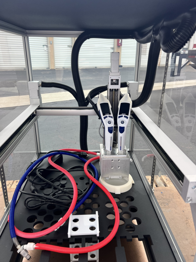PhyNexus AutoPlasmid MMG Plasmid Purification System w/ Dual Rainin E4 XLS Pipettors; SN:17060024, photo 5 of 10