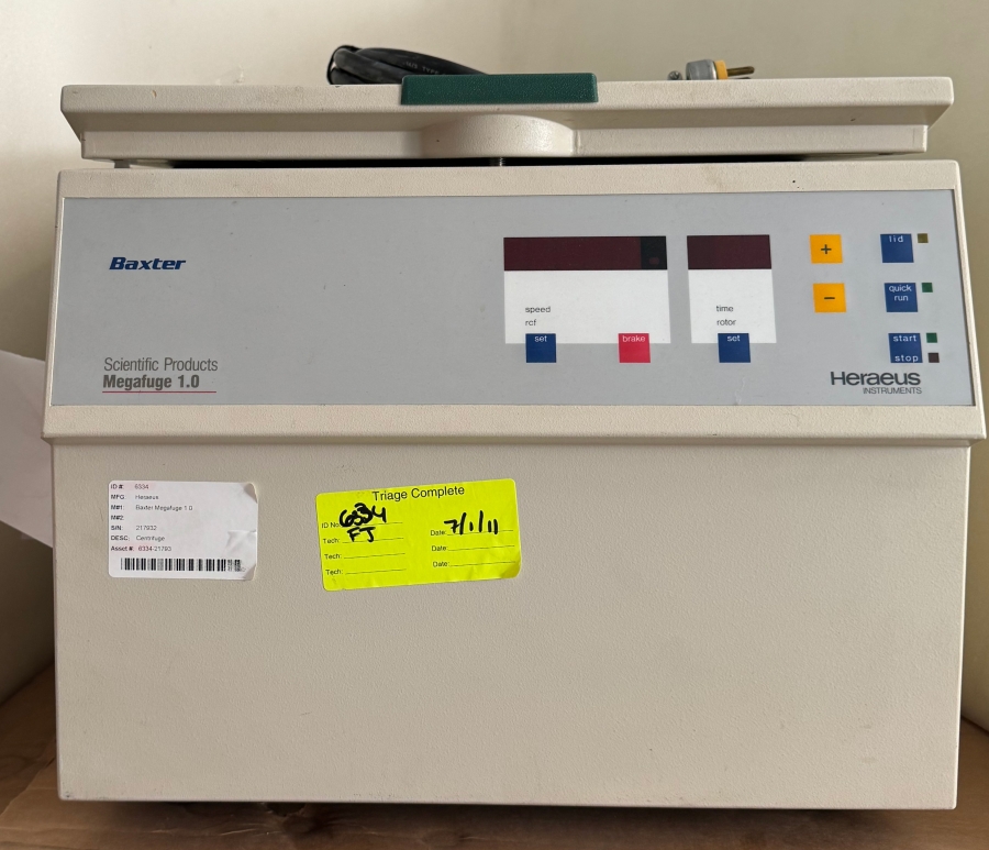 Thermo Heraeus Baxter Megafuge 1.0 Benchtop Clinical lab Centrifuge; SN:217932 *PRICE INCLUDES FREIGHT SHIPPING, photo 1 of 5