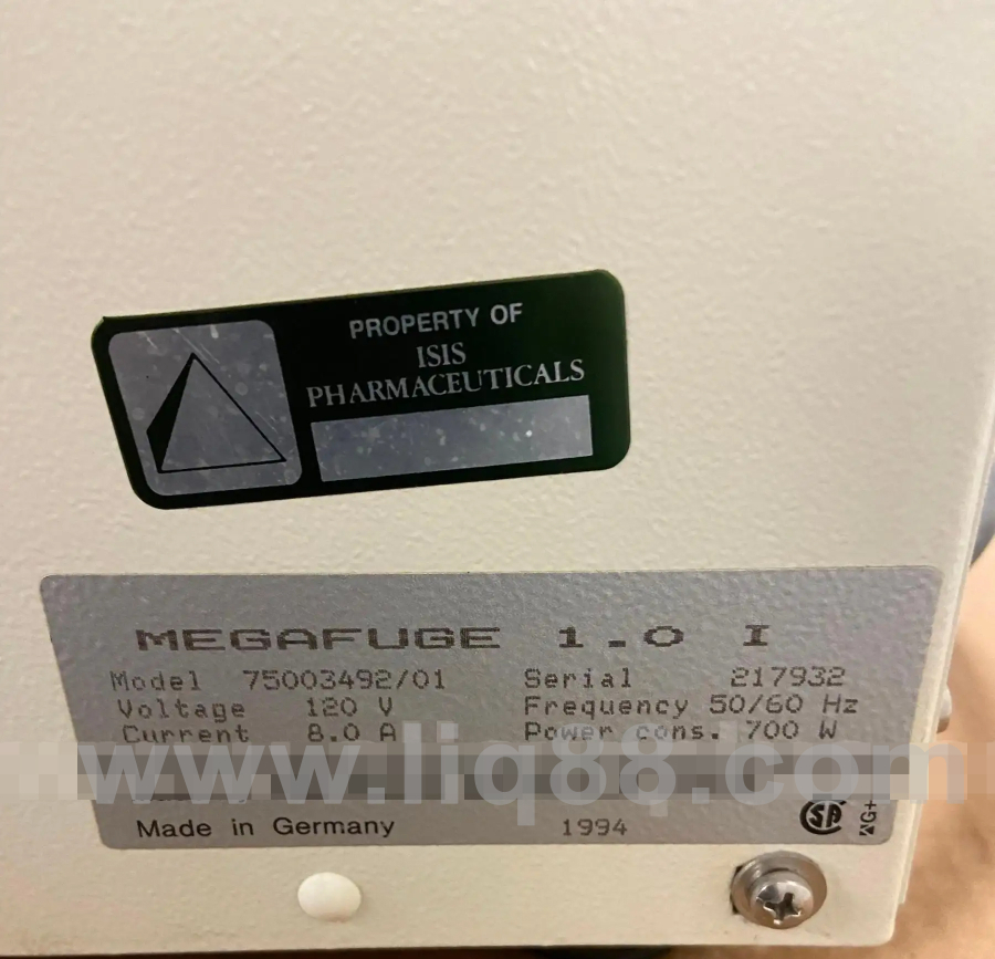 Thermo Heraeus Baxter Megafuge 1.0 Benchtop Clinical lab Centrifuge; SN:217932 *PRICE INCLUDES FREIGHT SHIPPING, photo 5 of 5