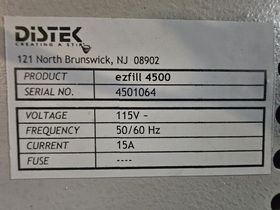 Distek EZfill 4500 Dissolution Media Preparation & Deaeration w/ Standard & Display Remote, photo 3 of 22