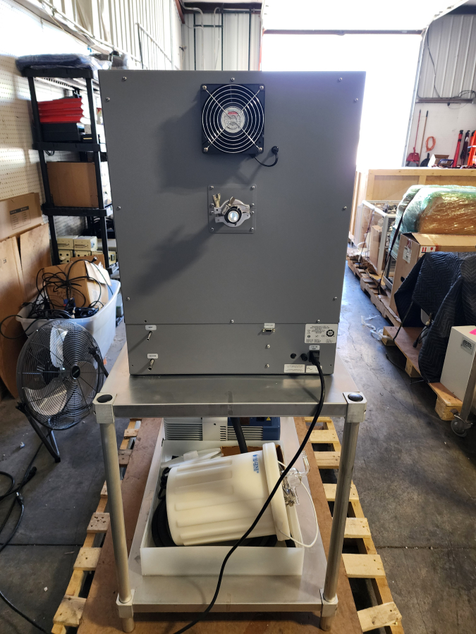 Complete Shel-Lab SVAC2 Vacuum Oven system w/ Welch 8912 Pump, Cold Trap, Hoses, Clamps & Nalgene insulated trap bucket; SN:05013918, photo 8 of 17