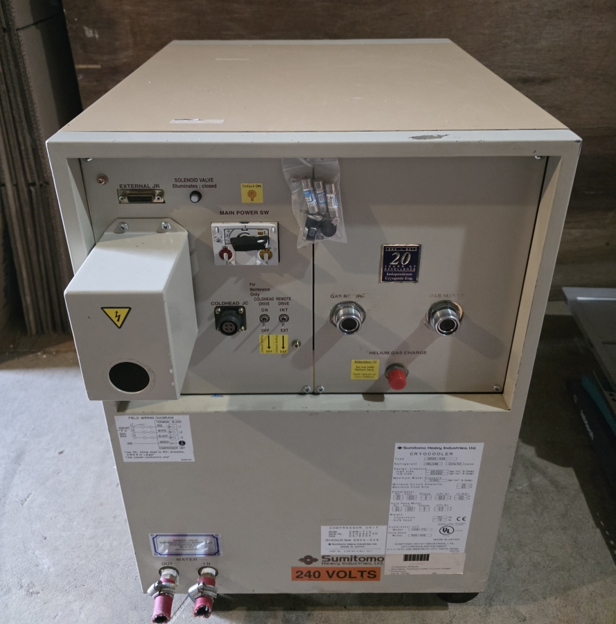 Sumitomo CSW-71D Helium Compressor P/N: 2188440-2, Type: SRDK-408; SN:47C04074D, photo 15 of 22