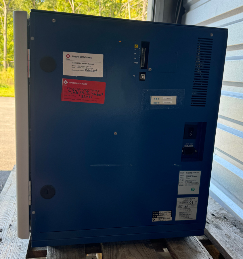 Tosoh EcoSEC HLC-8320GPC Gel Permeation Chromatography GPC System w/ Manuals ; SN:10602109, photo 3 of 5