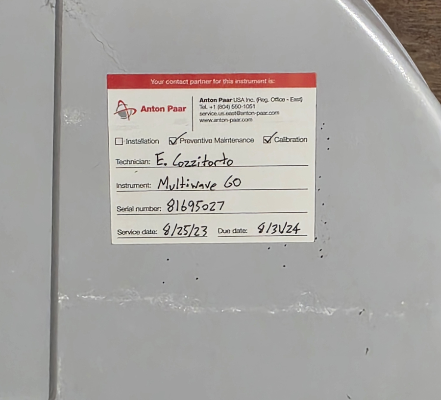 Anton Paar Microwave Multiwave GO Digestion System, photo 12 of 26