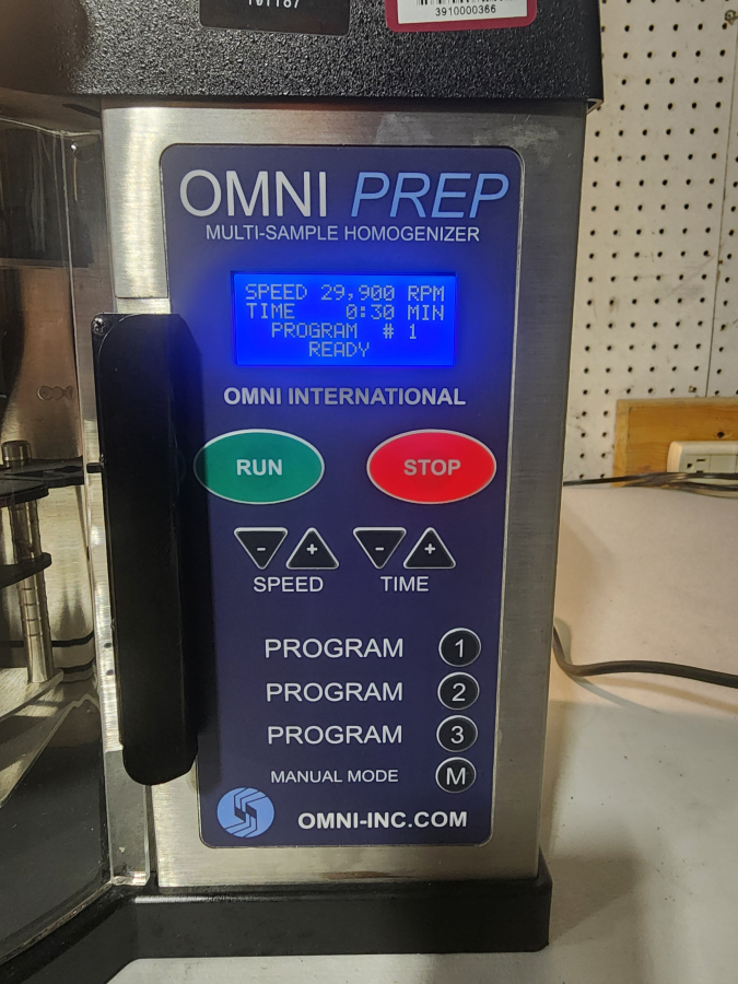 Omni Inc. Prep Multi-Sample Homogenizer 06-021 REV B; SN:OP24055, photo 2 of 9