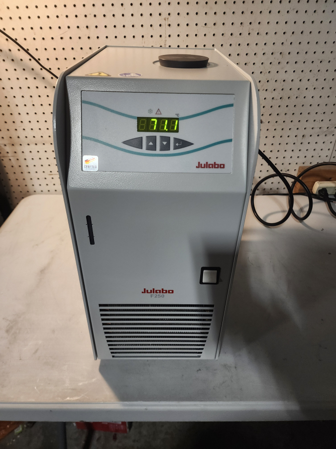 Julabo F250 Compact Lab Cooler Recirculating Process Chiller; SN:10371622/10370759, photo 1 of 13