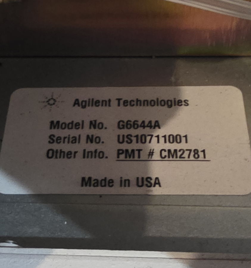Agilent G6644A 355 Sulfur Chemilumescence Detector SCD; SN:US10711001, photo 24 of 24